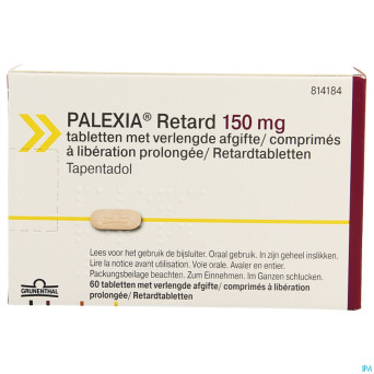 Palexia retard 150 mg comp  60 x 150 mg ud