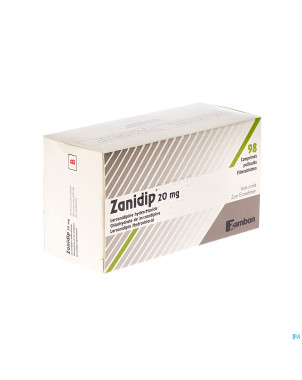 Zanidip comp 98 x 20 mg