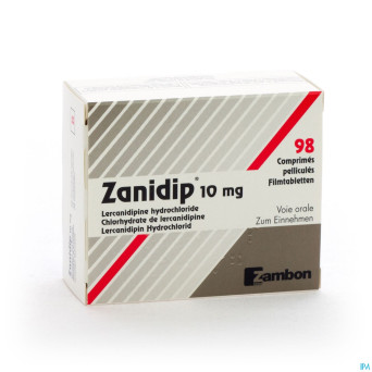 Zanidip comp 98 x 10 mg