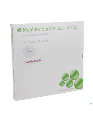 Mepilex border ag sacrum ster   18,0x18,0 5 382000
