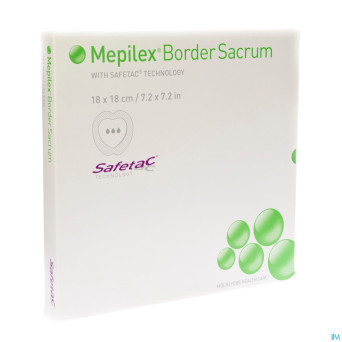 Mepilex border ag sacrum ster   18,0x18,0 5 382000