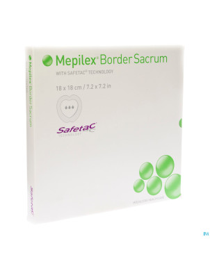 Mepilex border ag sacrum ster   18,0x18,0 5 382000