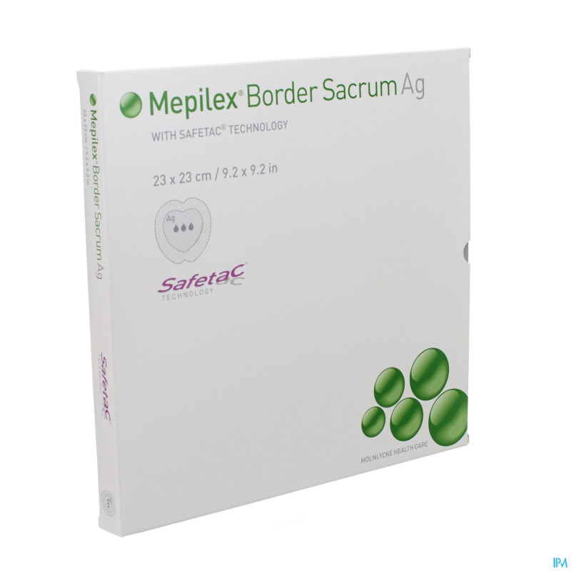 Mepilex border ag sacrum ster   23,0x23,0 5 392400