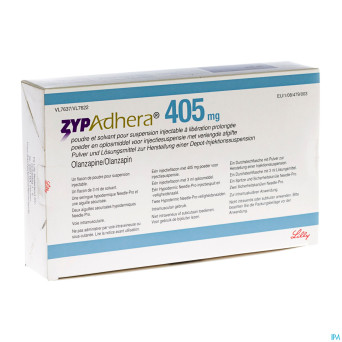 Zypadhera poudre + solv inj 405 mg