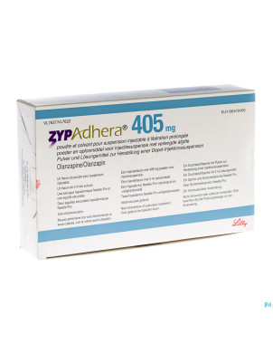Zypadhera poudre + solv inj 405 mg