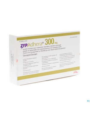 Zypadhera poudre + solv inj 300 mg