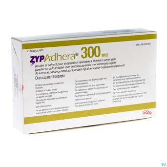 Zypadhera poudre + solv inj 300 mg