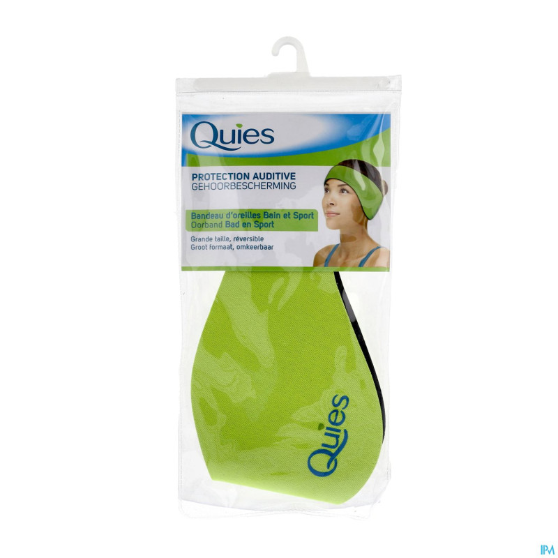 Quies bandeau oreille bain et sport grand taille