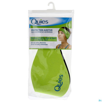 Quies bandeau oreille bain et sport grand taille