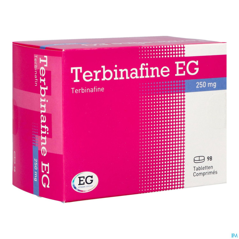 Terbinafine eg 250 mg eg tabl 98 x 250 mg