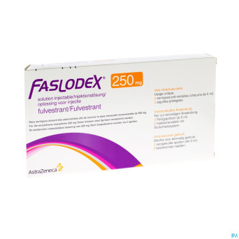 Faslodex 2 seringues prerempl 250mg/5ml