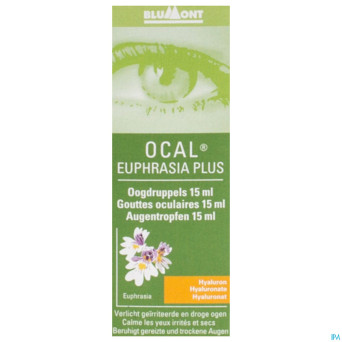 Ocal euphrasia plus gutt oculaire 15ml