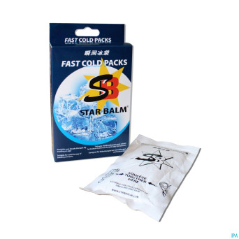 Star balm fast cold pack 11,5cmx19cm 2x75g