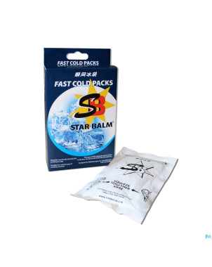 Star balm fast cold pack 11,5cmx19cm 2x75g