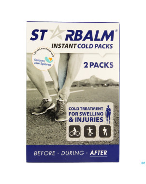 Star balm fast cold pack 11,5cmx19cm 2x75g