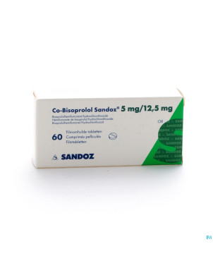 Co bisoprolol sandoz 5 mg/12,5 mg comp pell  60