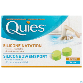 Quies protection auditive natation maxi sil.3paire