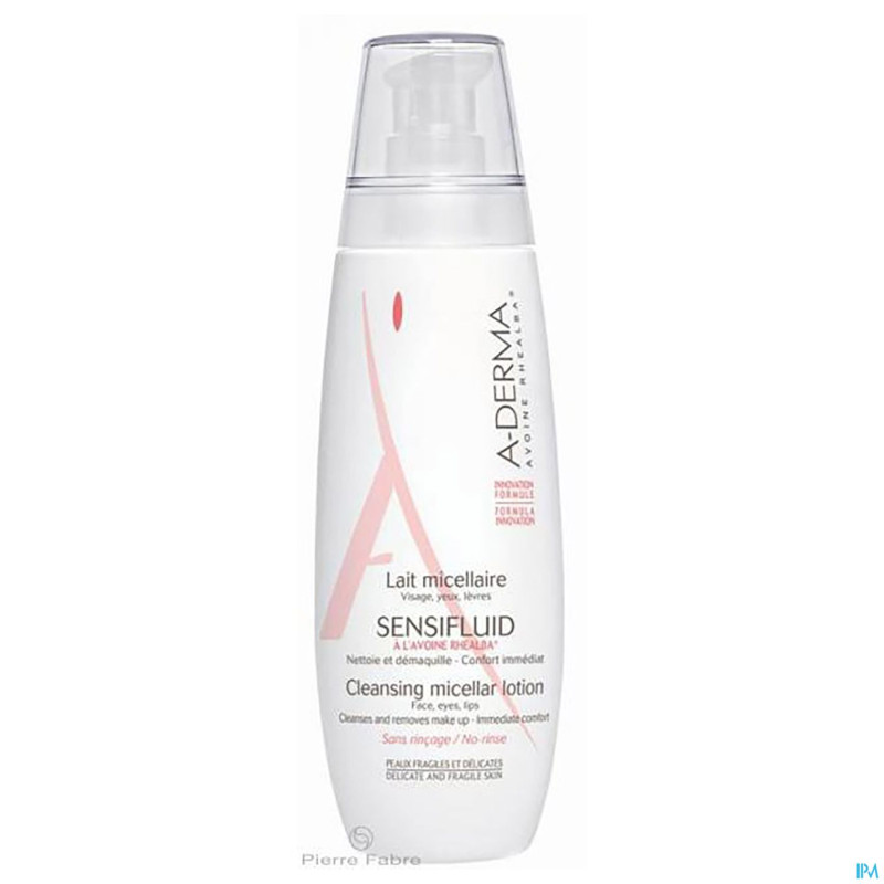 Aderma sensifluid lait demaq  200ml