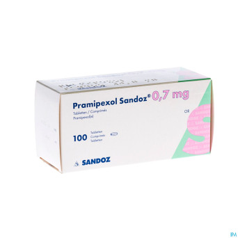 Pramipexol sandoz 0,7 mg tabl 100