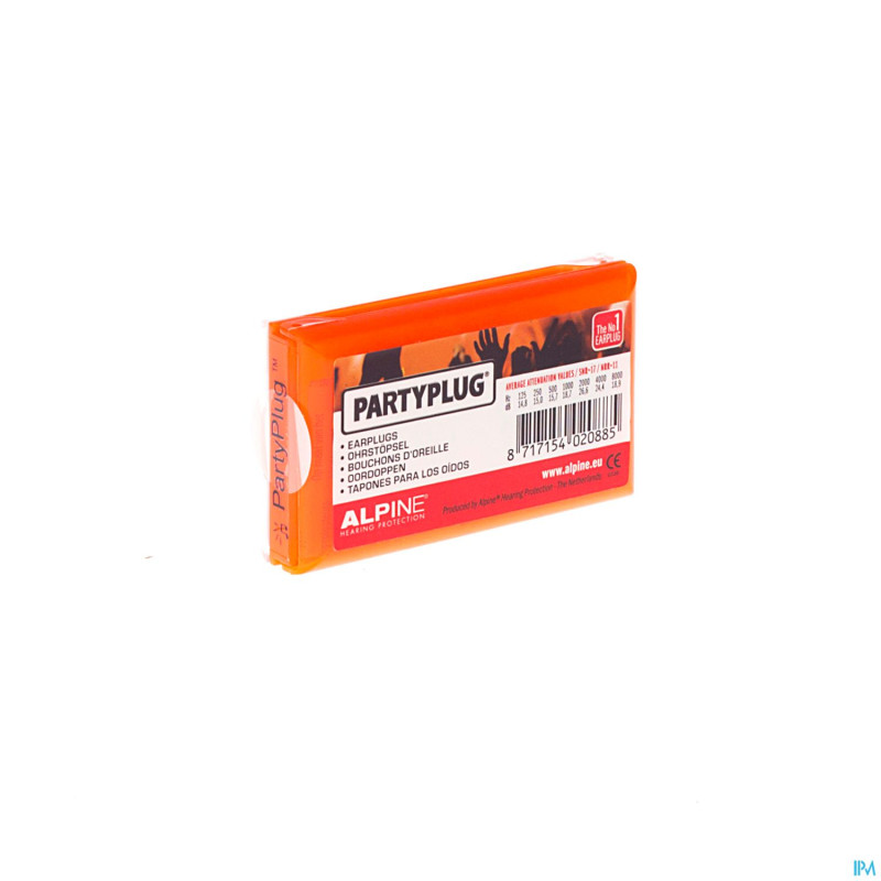 Alpine party plug bouch.oreille+filtre 1p lapperre