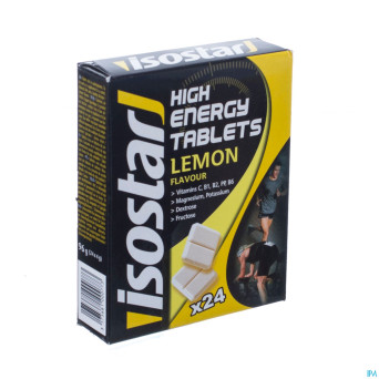 Isostar high energy lemon   tabl 24