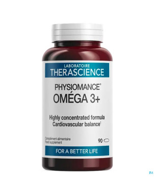 Omega 3+ caps 90 physiomance phy135