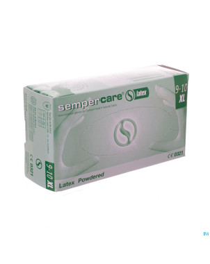Sempercare latex powdered    xl  90 823981029