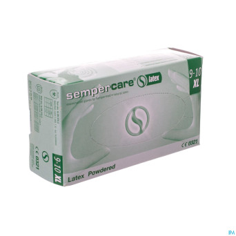 Sempercare latex powdered    xl  90 823981029
