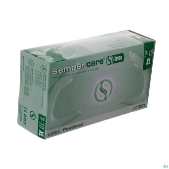 Sempercare latex powdered    xl  90 823981029