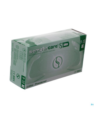 Sempercare latex powdered    xl  90 823981029