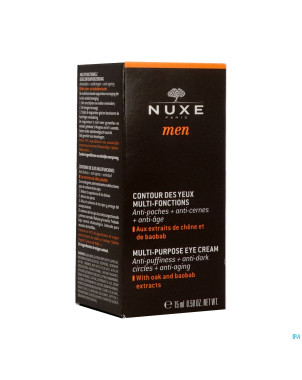Nuxe men contour yeux multi fonction fl pompe 15ml