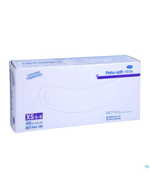 Peha soft gants nitrile xs 100 9421895