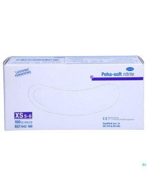 Peha soft gants nitrile xs 100 9421895