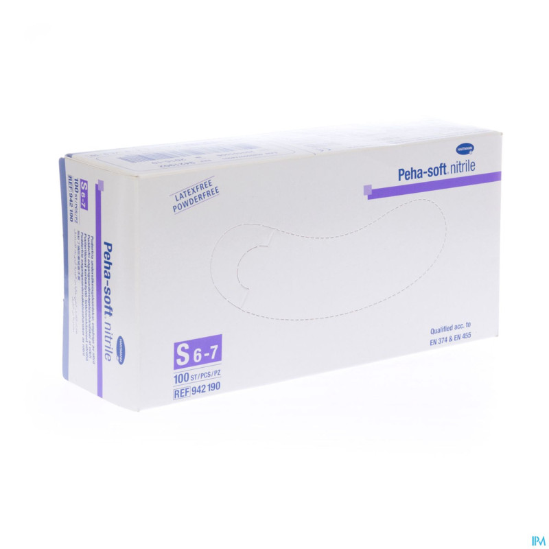 Peha soft gants nitrile s 100 9421905
