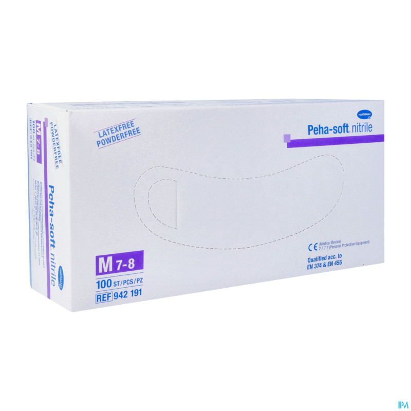 Peha soft gants nitrile m 100 9421915
