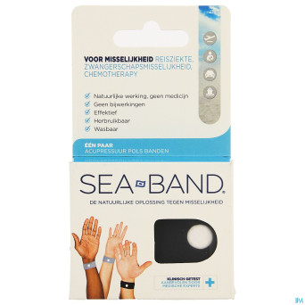 Sea band adulte bracelet noir 2