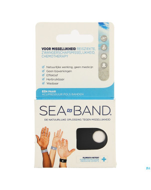Sea band adulte bracelet noir 2