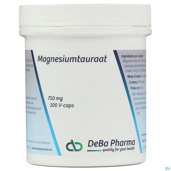 Mg taurate    v-caps 100x750mg    deba