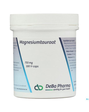 Mg taurate    v-caps 100x750mg    deba