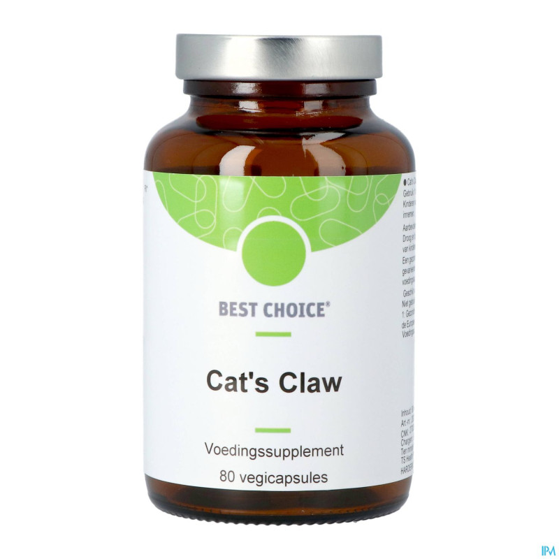 Best choice cats claw 500   caps 80