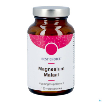 Best choice magnesiummalaat 500    v-caps 120 nl