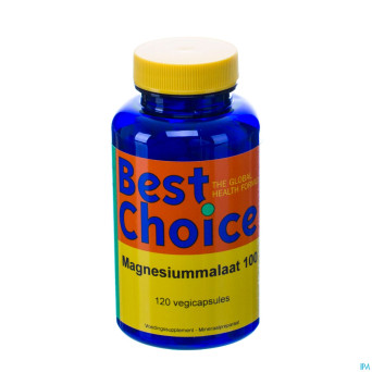 Best choice magnesiummalaat 500    v-caps 120 nl