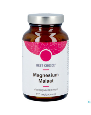 Best choice magnesiummalaat 500    v-caps 120 nl