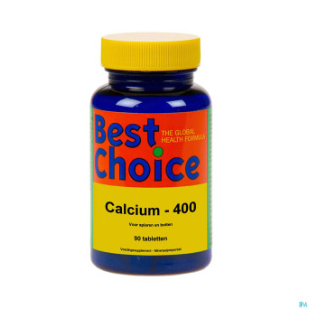 Best choice calcium 400    comp 90