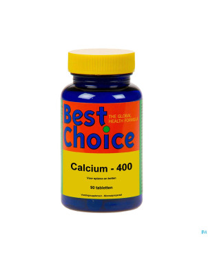 Best choice calcium 400    comp 90