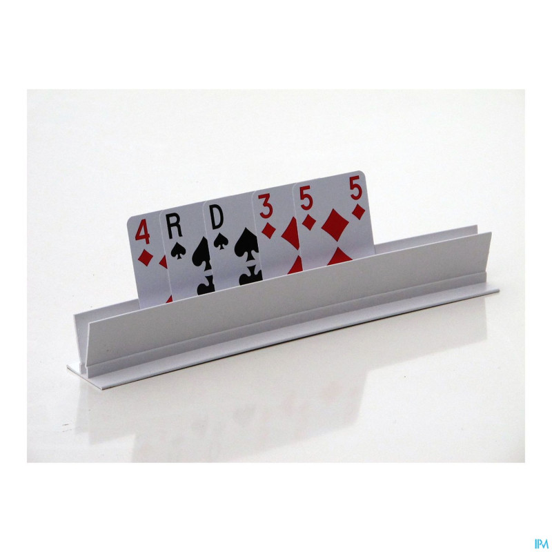 Support cartes de jeu transp droit 25cm  homecraft