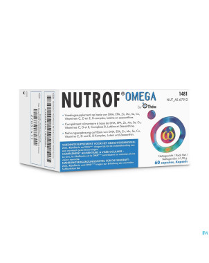 Nutrof omega suppl.alim.yeux    caps 60