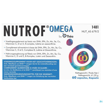 Nutrof omega suppl.alim.yeux    caps 60