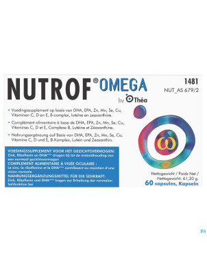 Nutrof omega suppl.alim.yeux    caps 60
