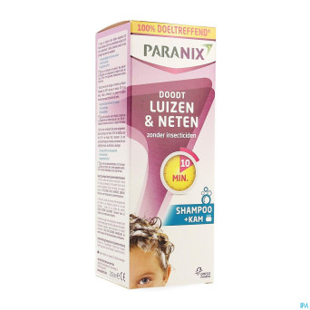 Paranix shampooing    200ml+peigne    promo